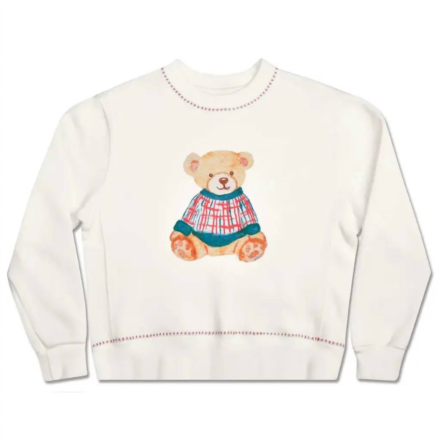 Iscream - Girl's Holiday Bear Sweatshirt