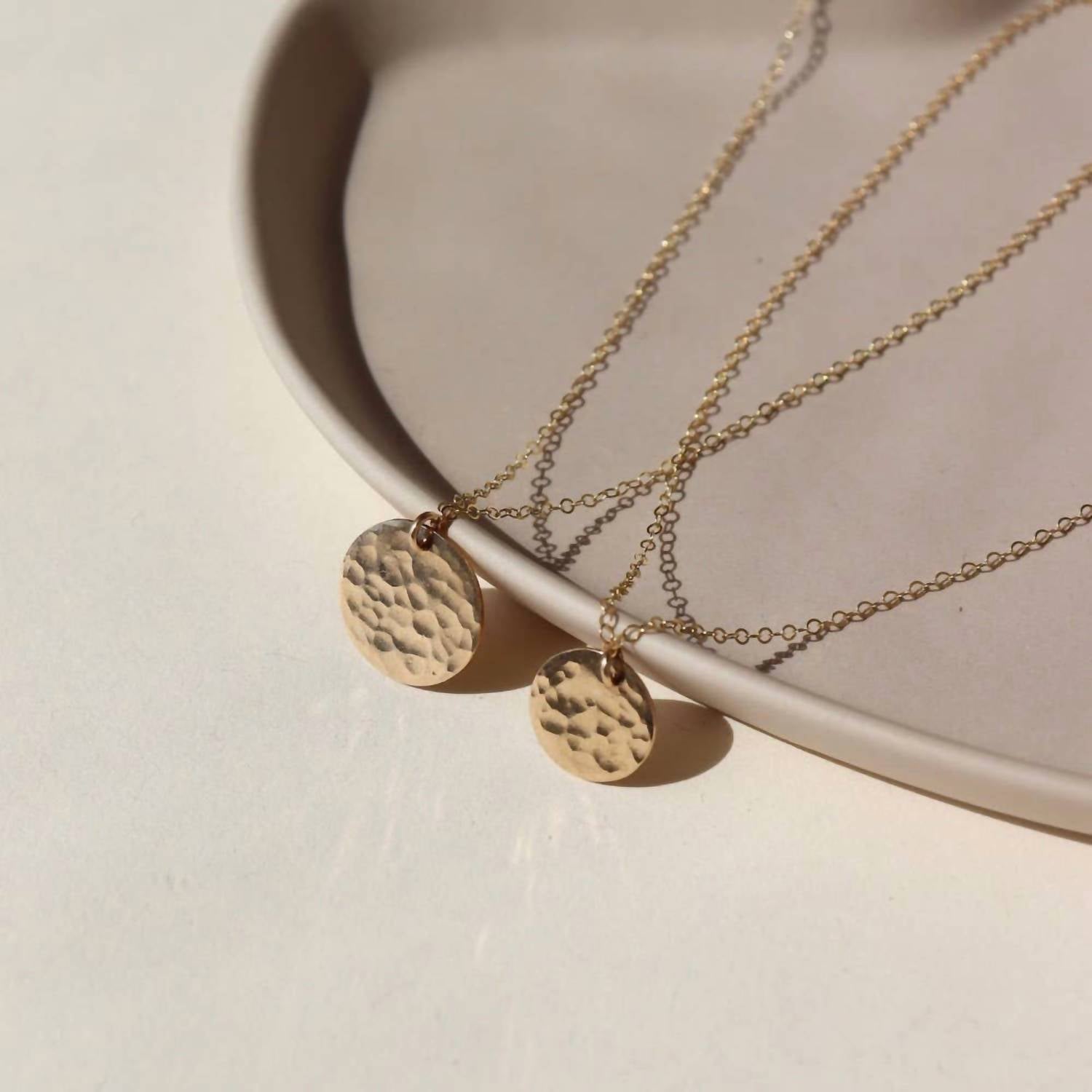 Token Jewelry - Women's Moon Drop Necklace