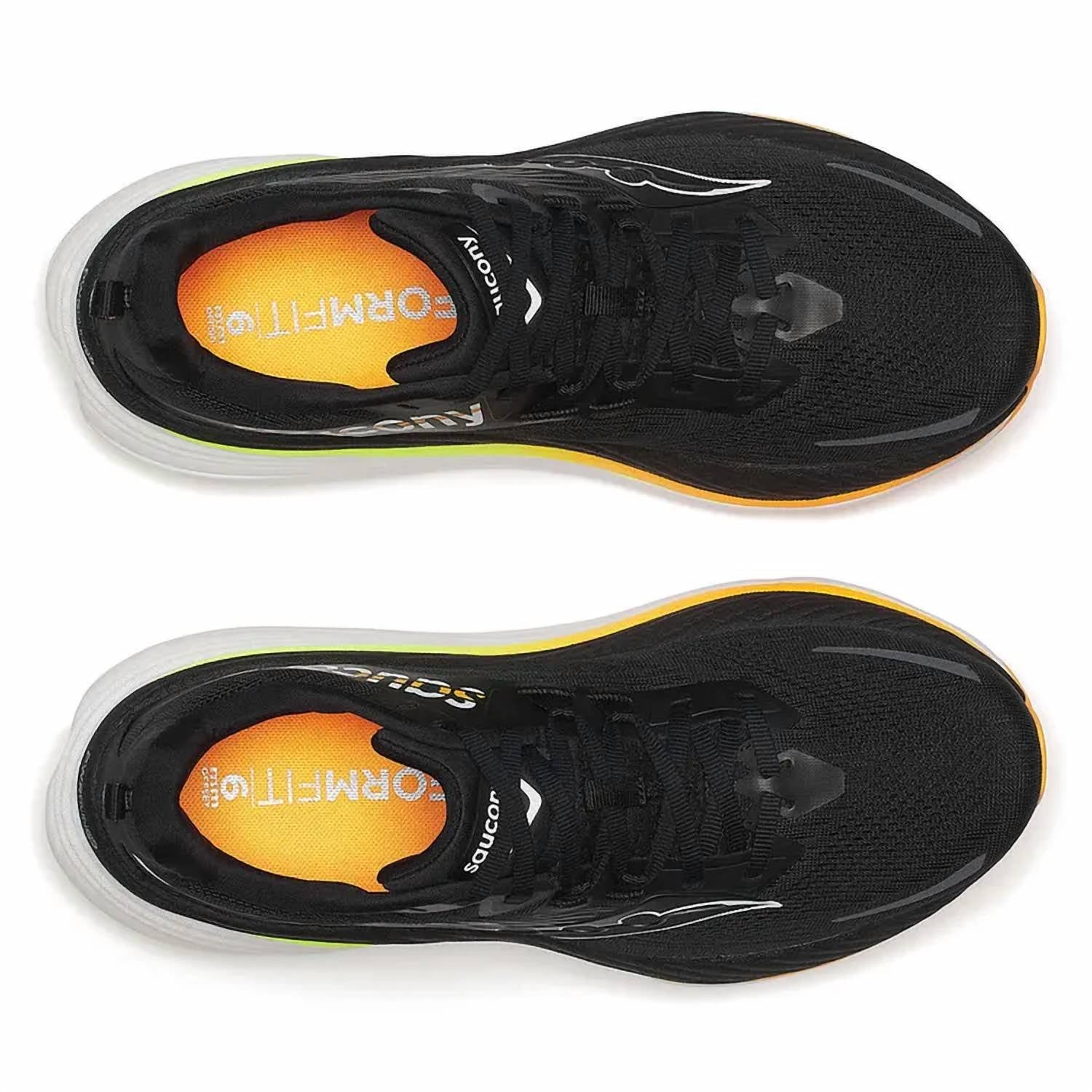 SAUCONY Men's Hurricane 24 Shoe in black vo2 - men's shoe - view 4