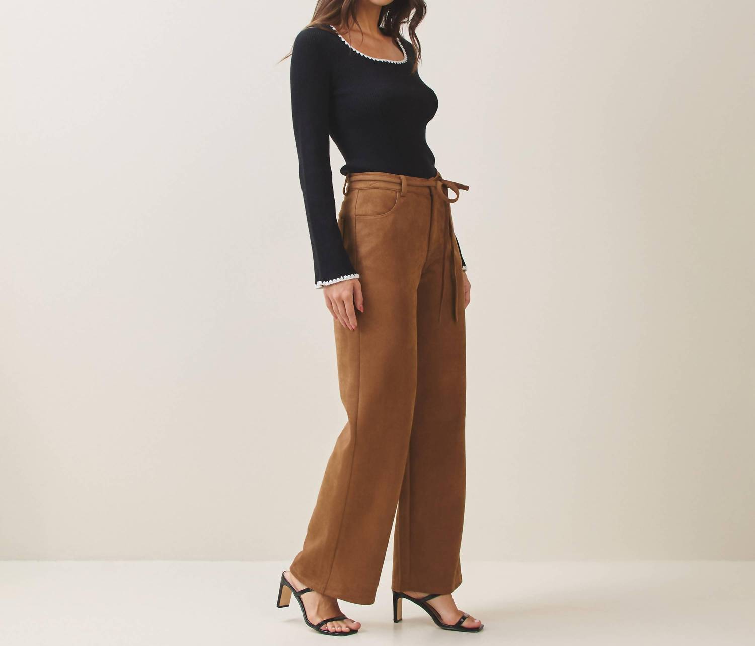 Able - Vegan Suede Pants
