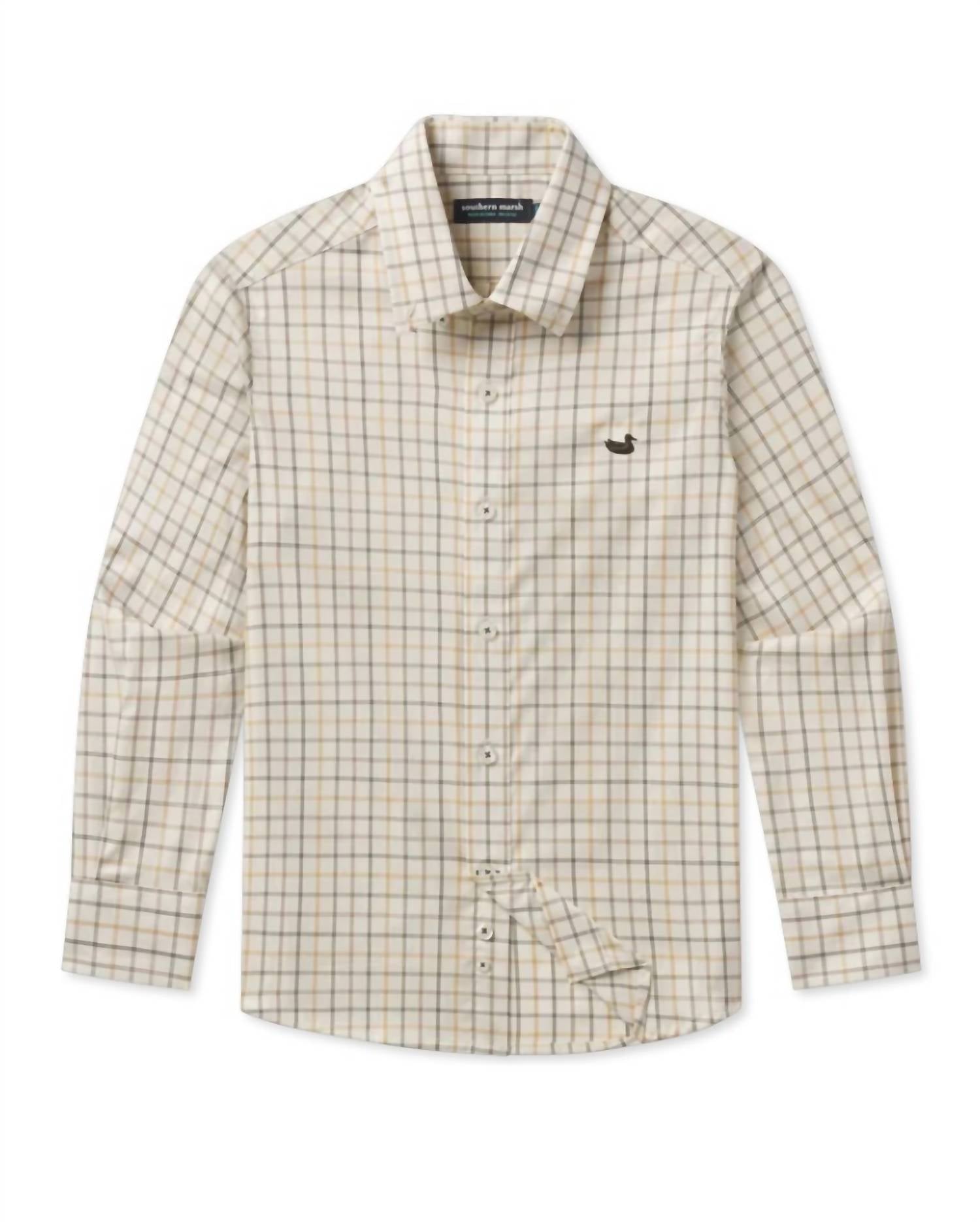 Southern Marsh - Youth Chateau Windowpane Dress Shirt