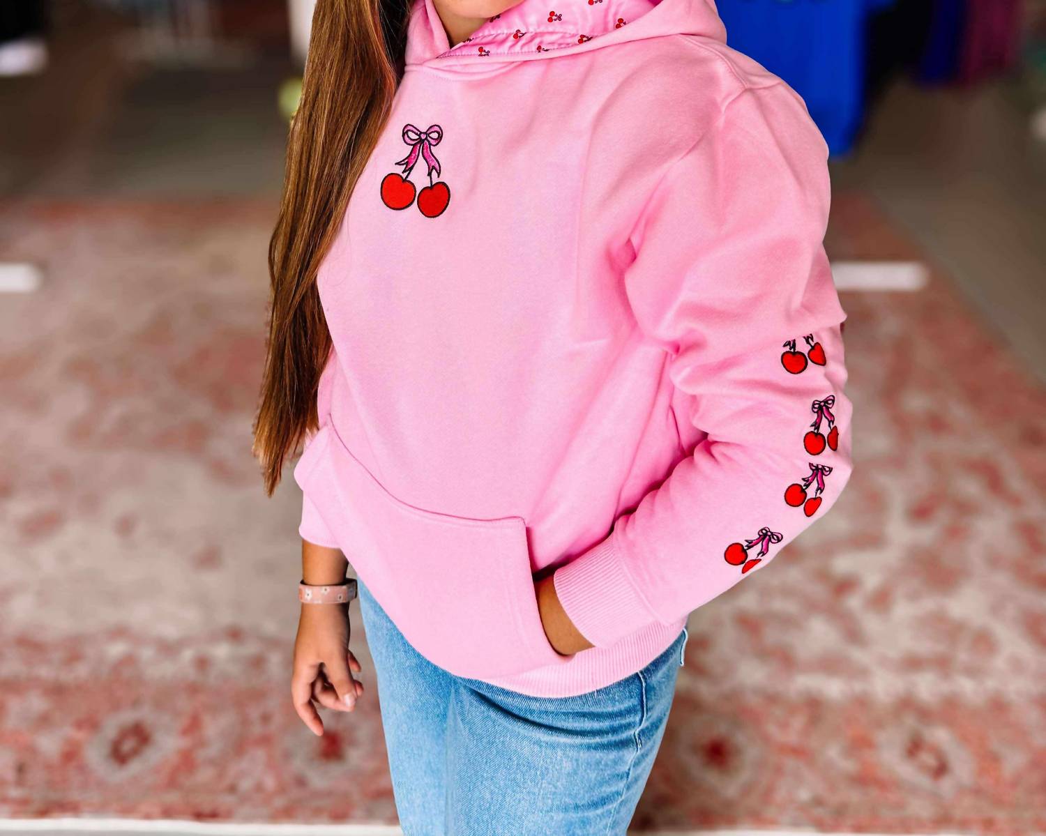 Simply Southern - Girl's Cherry Bombshell Hoodie