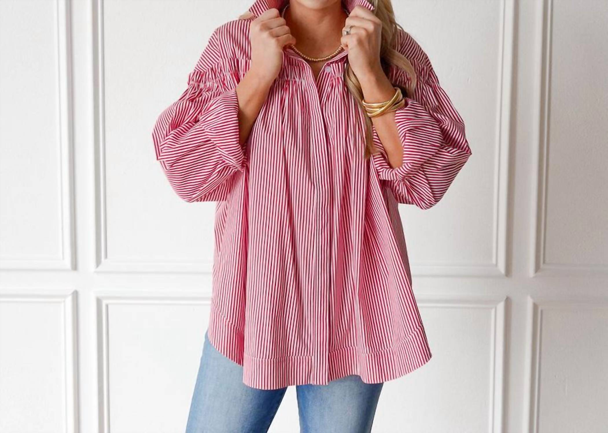 Caryn Lawn - Miriam Long Sleeve Top