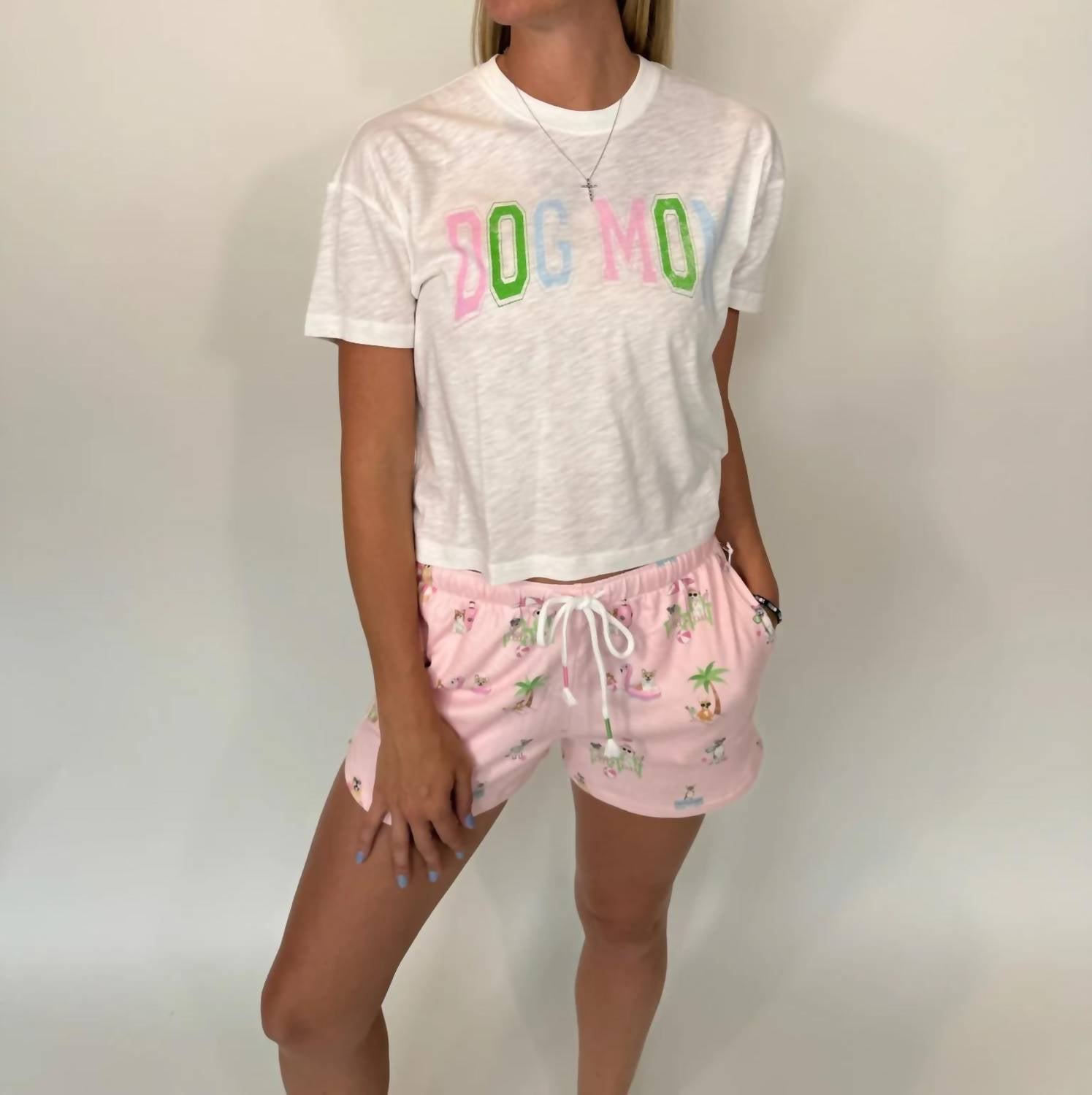 Pj Salvage - Pupcation Palms Dog Mom Graphic Tee