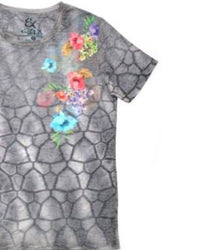 Eight X - Men's Floral Print T-shirt