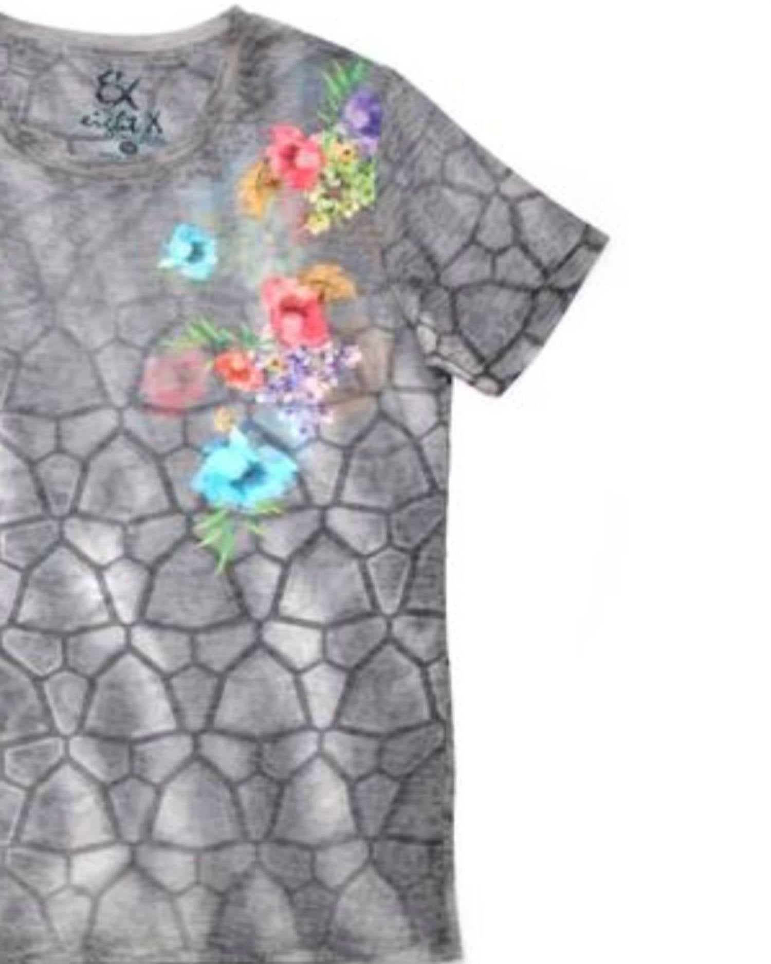 Eight X - Men's Floral Print T-shirt