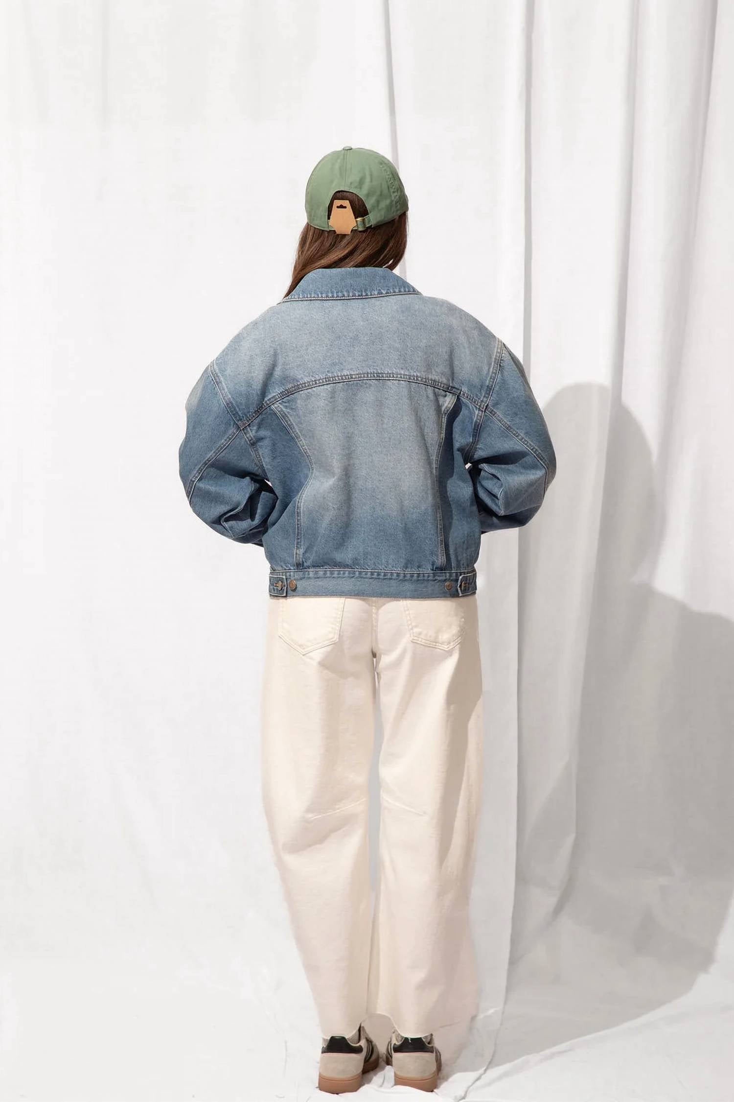 Just Black Denim - Barrel Jeans with Seams