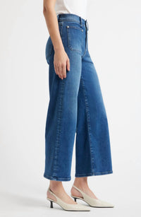 Frame - Le Slim Palazzo Crop Harbor Pocket Jean