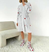 Splendid - Women's Pomona Fuzzy Hearts Robe