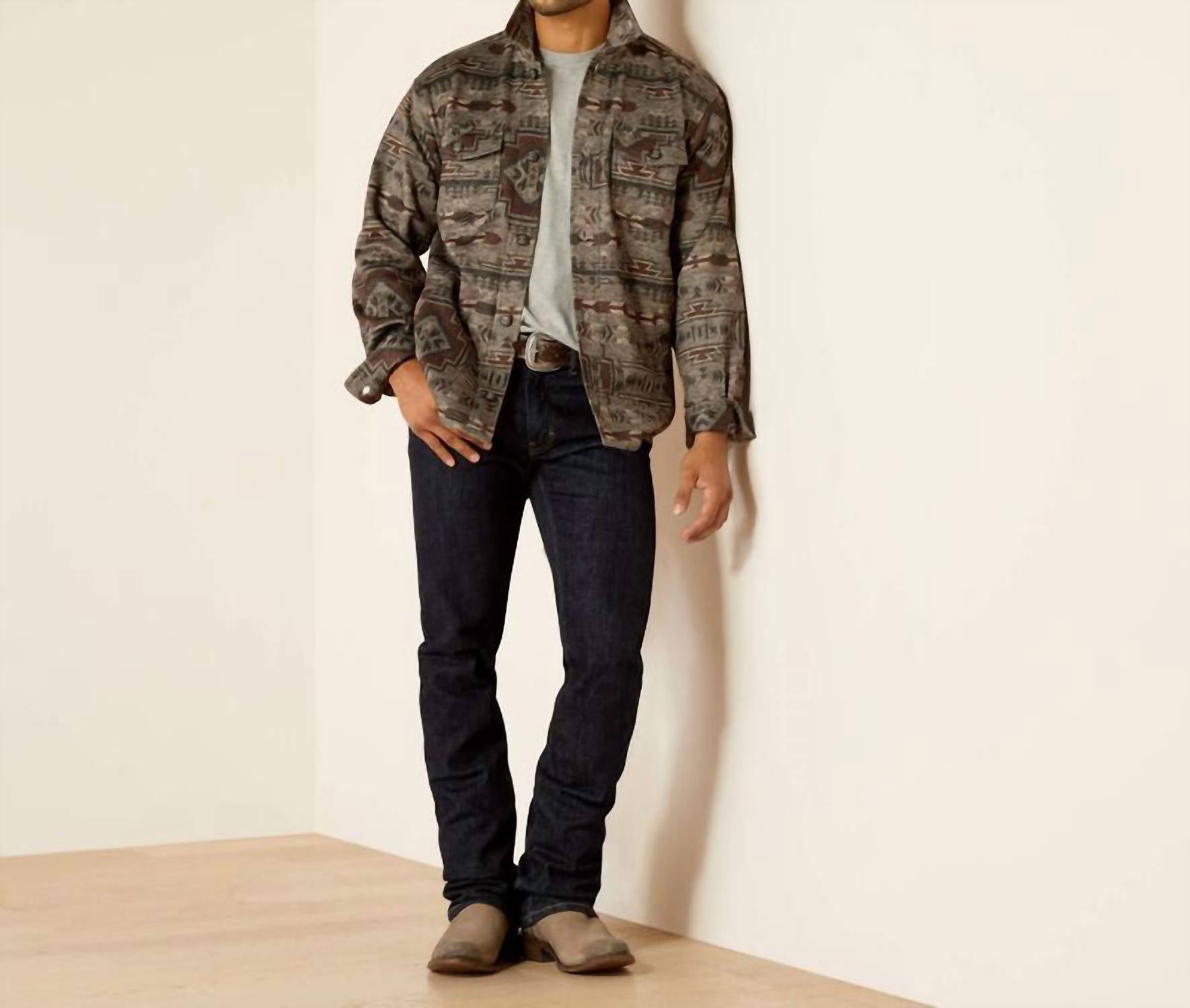 Ariat - Caldwell Button Printed Shirt Jacket