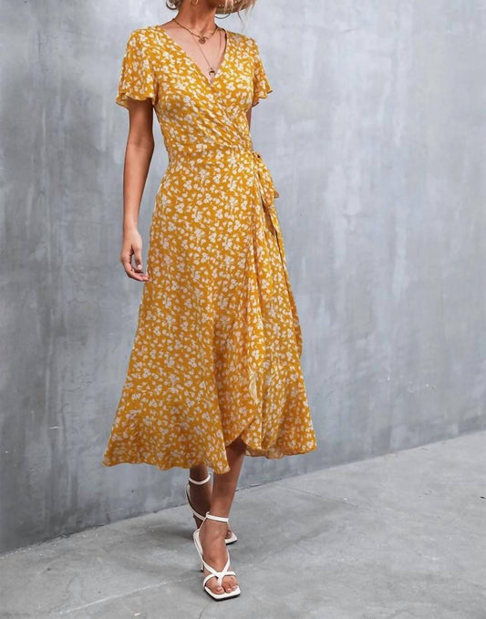 Annva Fashion - Midi Wrap Dress