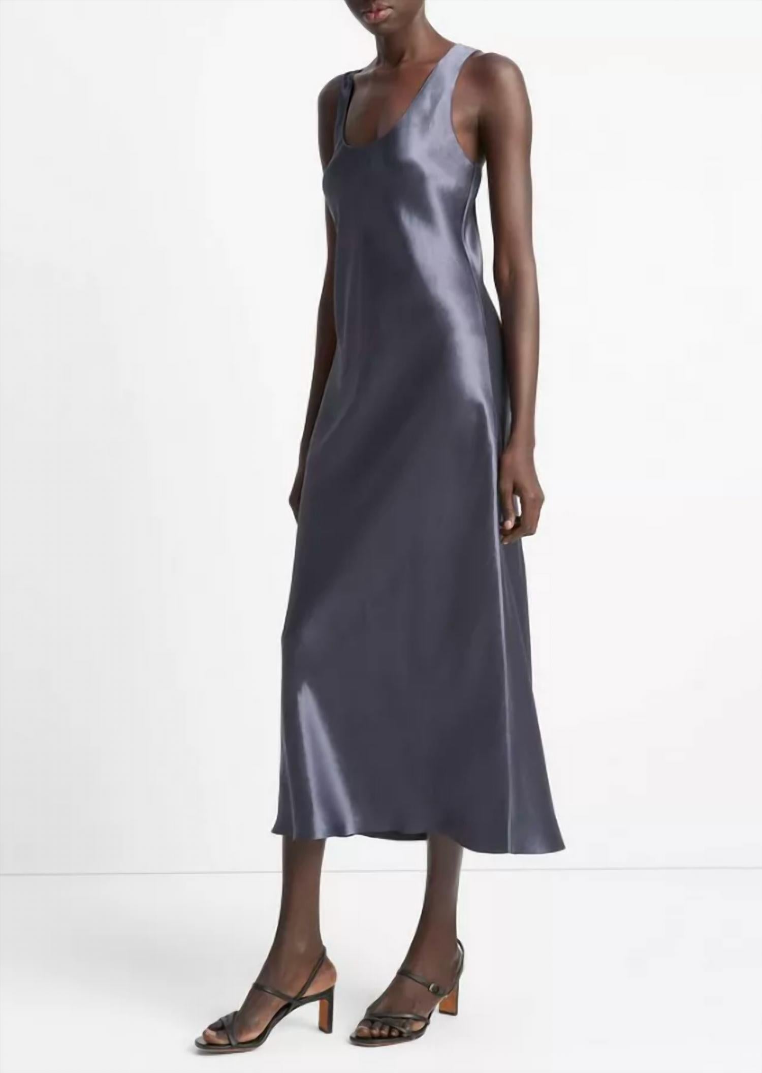 Vince - Bias Satin Tank Dress