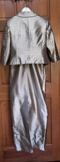 Montage By Mon Cheri - Shift Midi Dress With Jacket