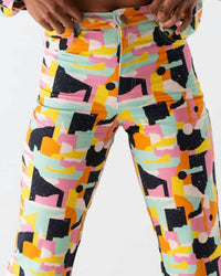 Gazzy by Gazzo San Miguel Lightweight Denim Jeans in multi - women's jeans - detail view