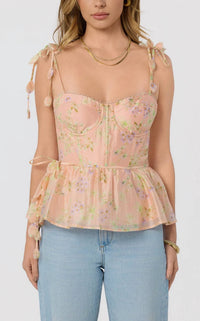 Astr - Halcyon Peplum Top
