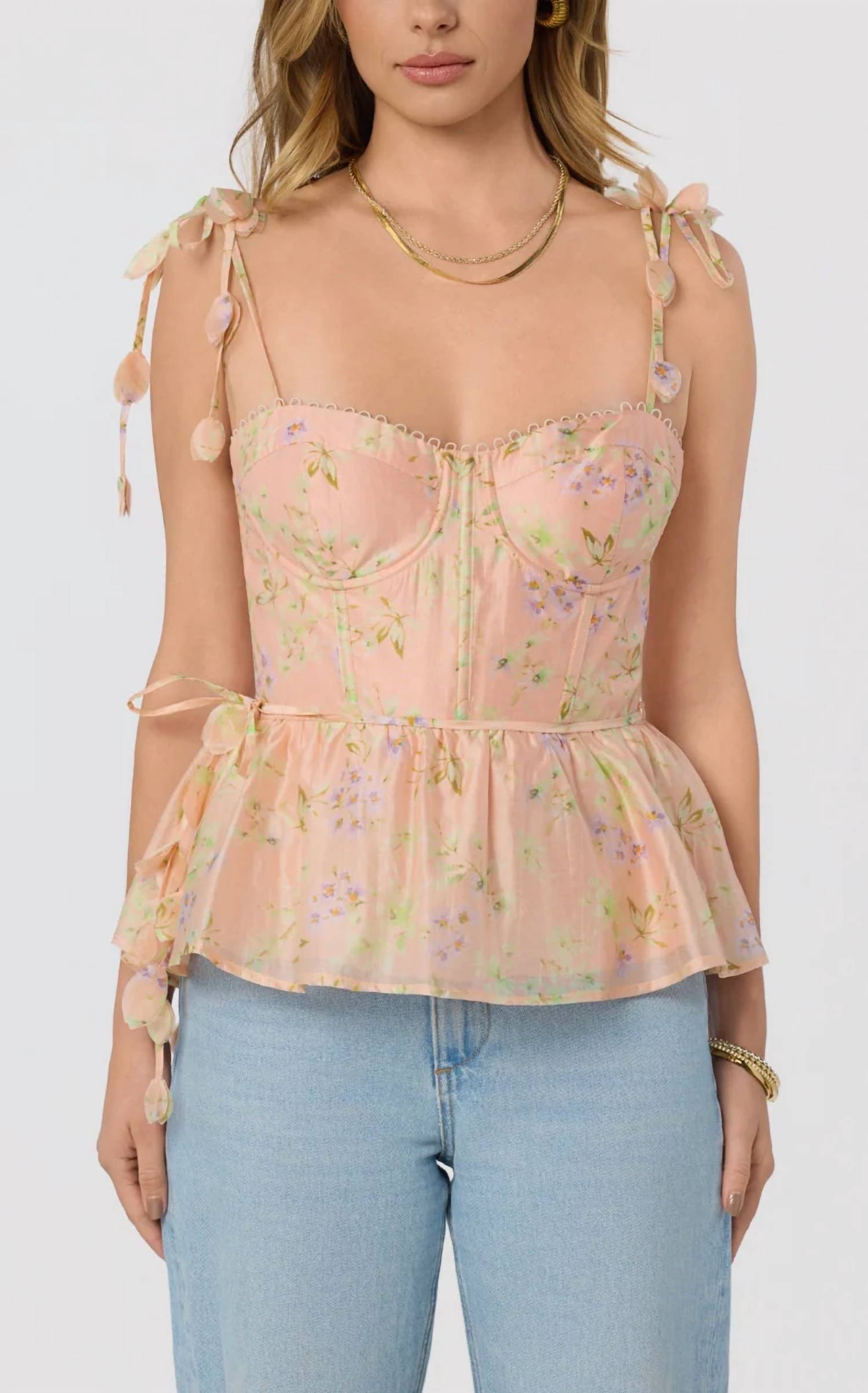 Astr - Halcyon Peplum Top