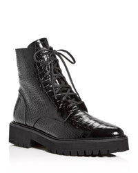 Freda Salvador - Women's Emi Embossed Croc Boot