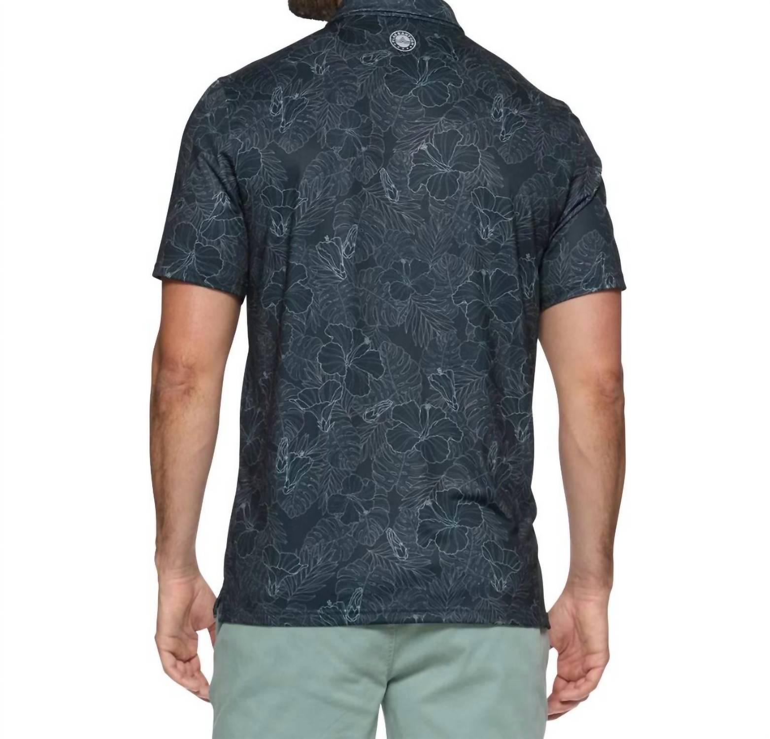 Flags & Anthem - Manteca Floral Print Performance Polo