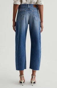Ag Jeans - Hattie Crop High-rise Barrel Jeans