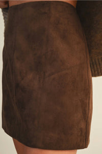 Mustard Seed - Wildwood Suede Mini Skirt