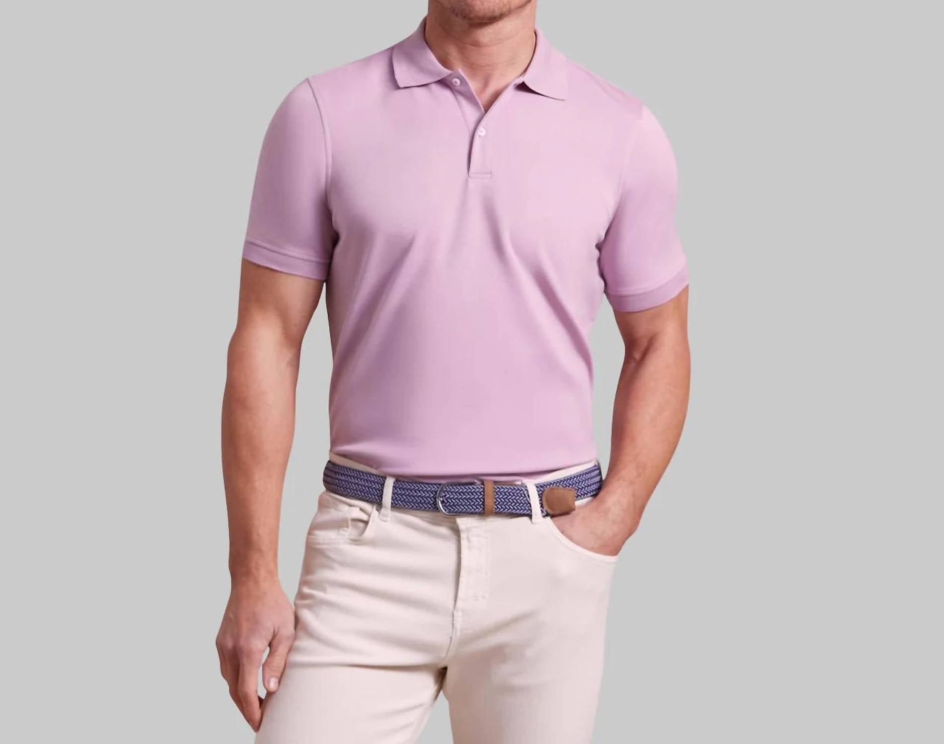 Rye51 - Holden Sand Washed Double Knit Short Sleeve Polo