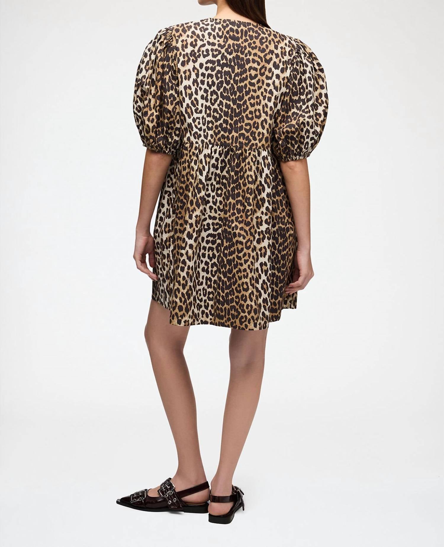 Ganni - Mini Tie Strap Dress