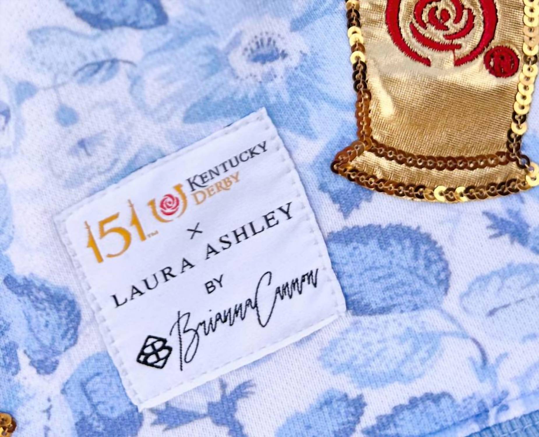 Brianna Cannon Julep Floral Sweatshirt in mint blue - women's top - view 5