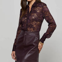 L'Agence - Maia Floral Lace Blouse