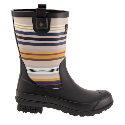 Pendleton - Women's Bridger Stripe Mid Rain Boot