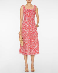 Sea - Lucille Liberty Print Pleated Midi Dress