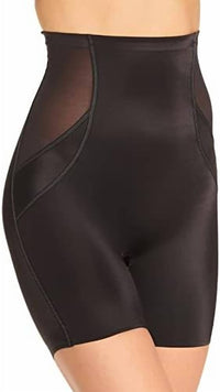 Miraclesuit Fit And Firm Hi Waist Bike Pants in black - women's shorts - detail view