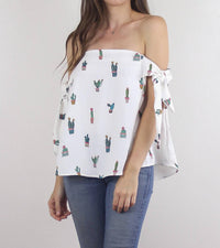 Do+Be - Born To Tie Cactus Top