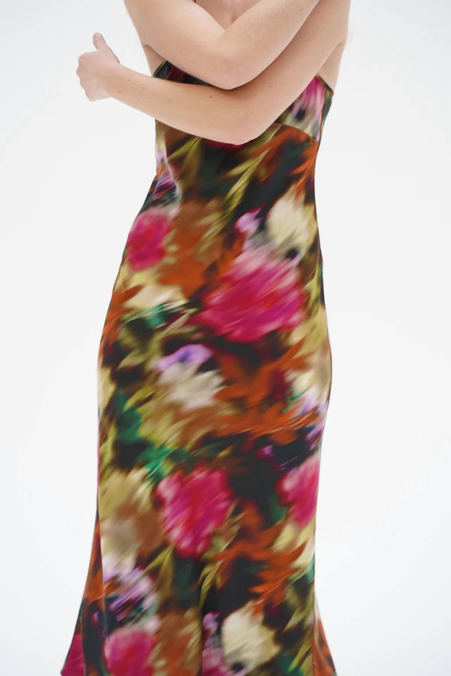 Lna - Josie Slip Blurred Floral Dress