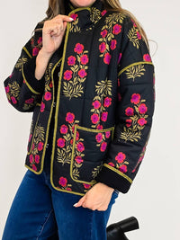 Lemon & Crew - Quilted Botanical Jacket