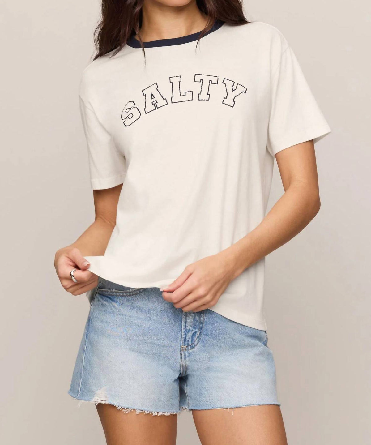 Z Supply - Salty Contrast Boyfriend Tee