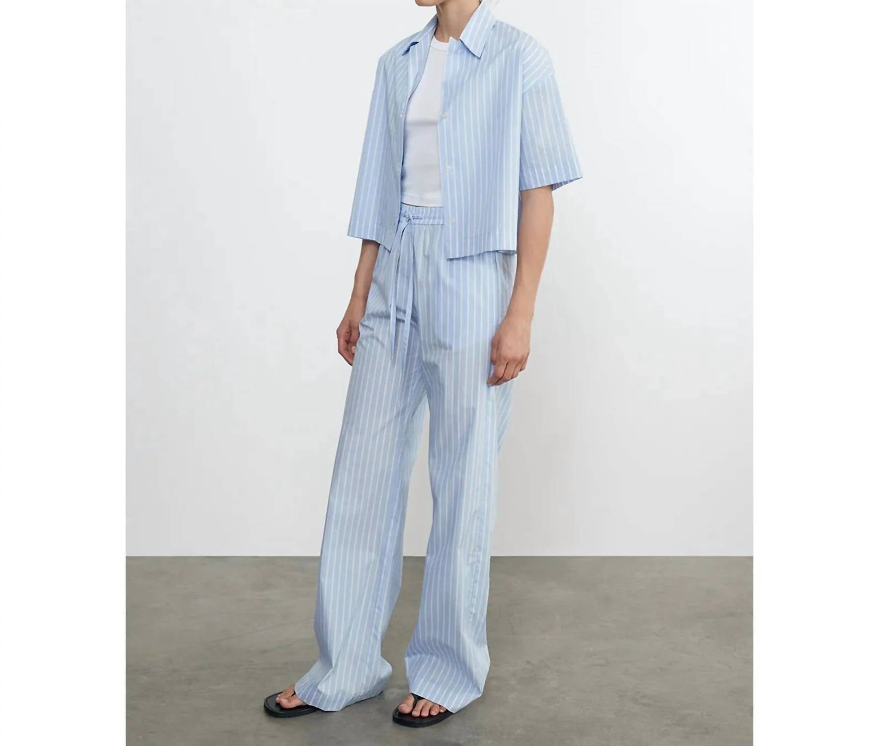 Enza Costa - Poplin Mariner Shirt