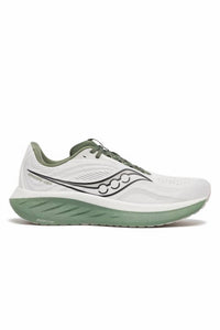 SAUCONY Men's Ride 18 Running Shoes in white olivine 1 - men's shoe