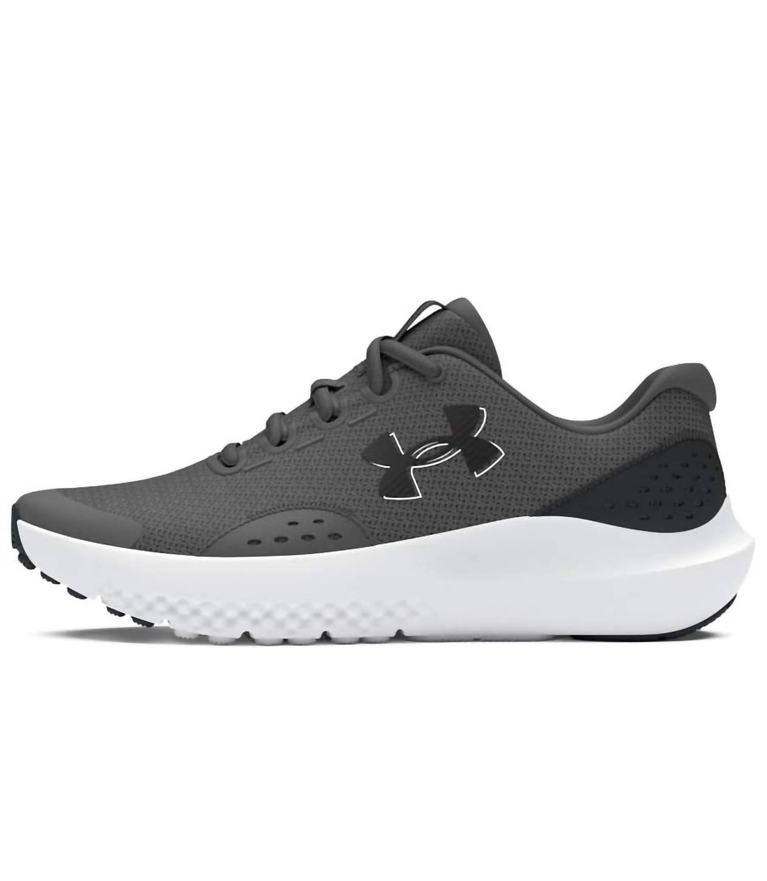UNDER ARMOUR Kids Surge 4 Sneakers in grey - kids' sneaker - detail view