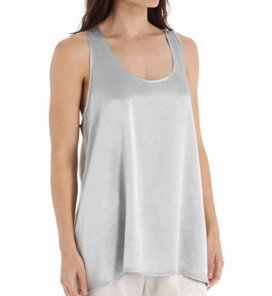 Laura Satin Racerback Tank