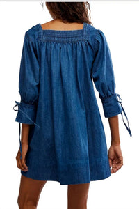Free People - Sonora Denim Mini Dress