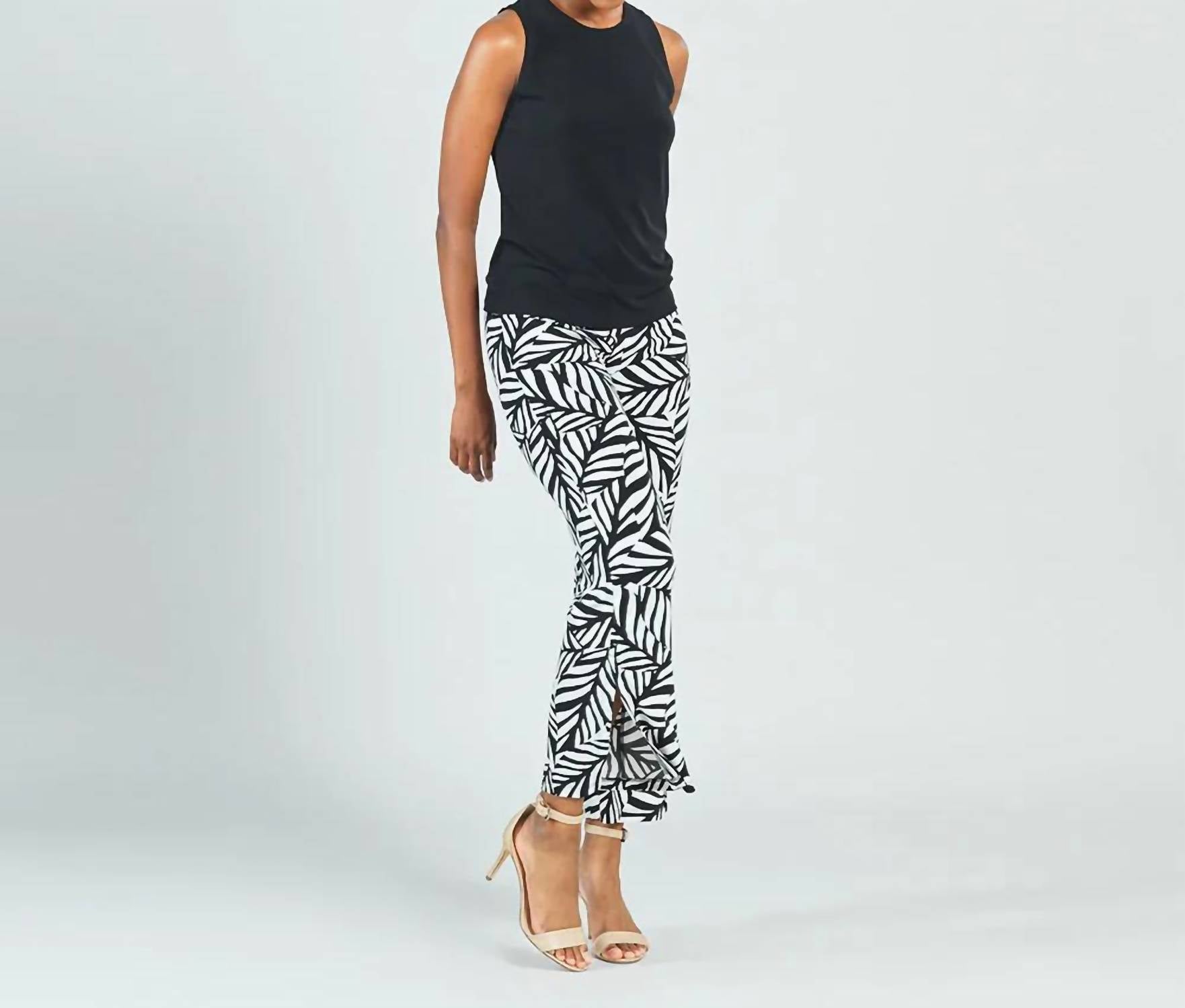 Clara Sun Woo - Palm Print Ankle Pant