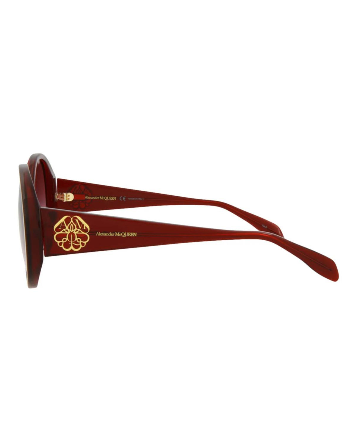 Alexander Mcqueen - Women's Round-frame Acetate Sunglasses