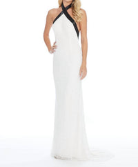 Ashleylauren - Criss-cross Elegant Dress