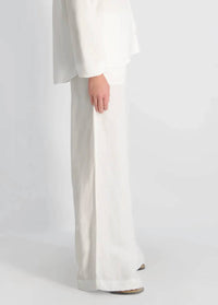 French Connection - Cooper Linen Wide Leg Drawstring Pant