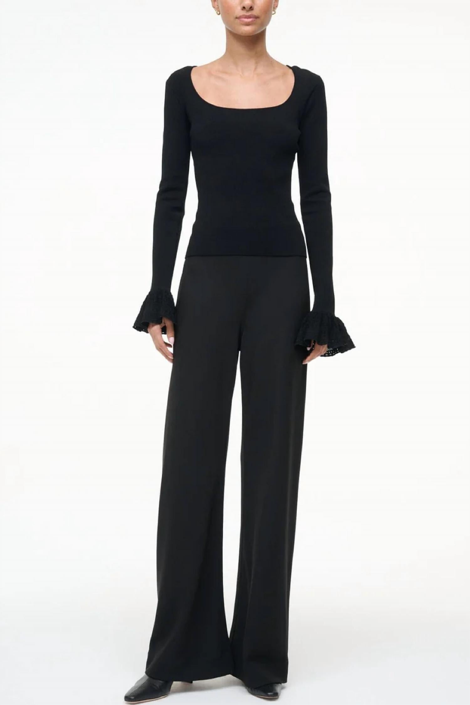 Staud - Shelley Scoopneck Top