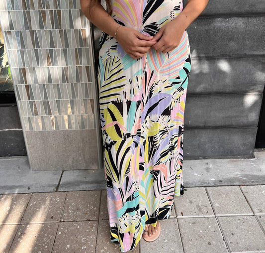 Rhea Halter Maxi Dress