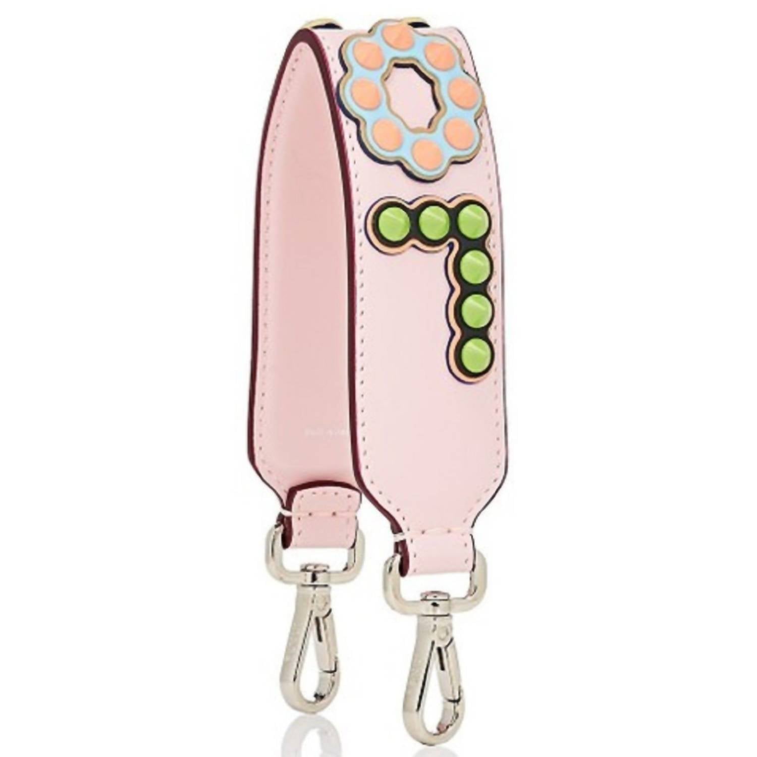 Fendi - Women's "love" Studded Leather Mini Handbag Strap