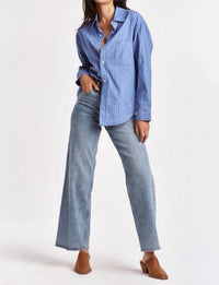 Dear John Denim - Lola Oversized Button-down Boyfriend Shirt