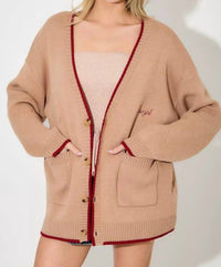 Baevely By Wellmade - Lucky Horseshoe Cardigan