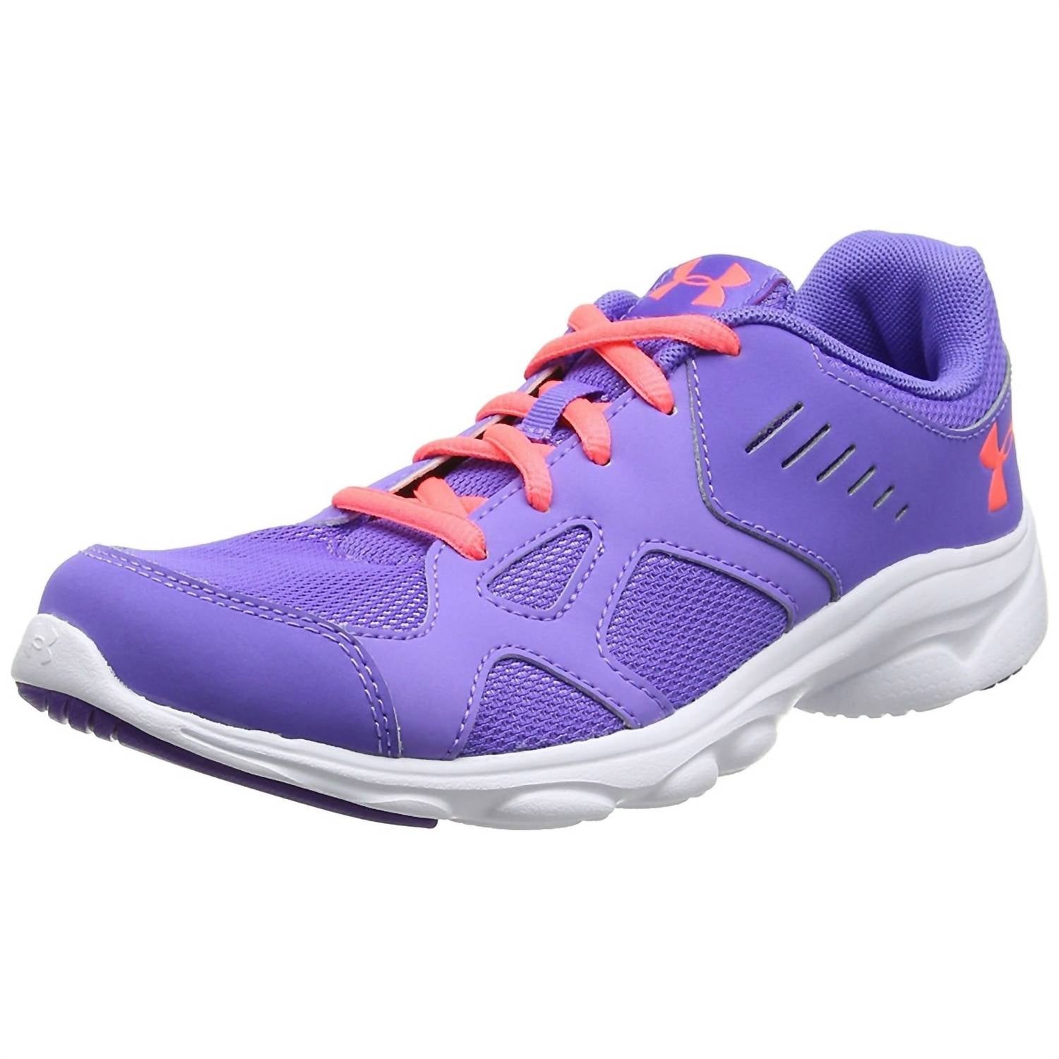 UNDER ARMOUR Girl's Grade School Pace Running Shoe in violet storm - kids' sneaker